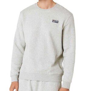 FILA mens Garran Fleece Crew Sweatshirt, S